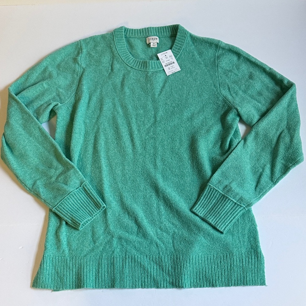 J. Crew Teal Crew Neck Sweater